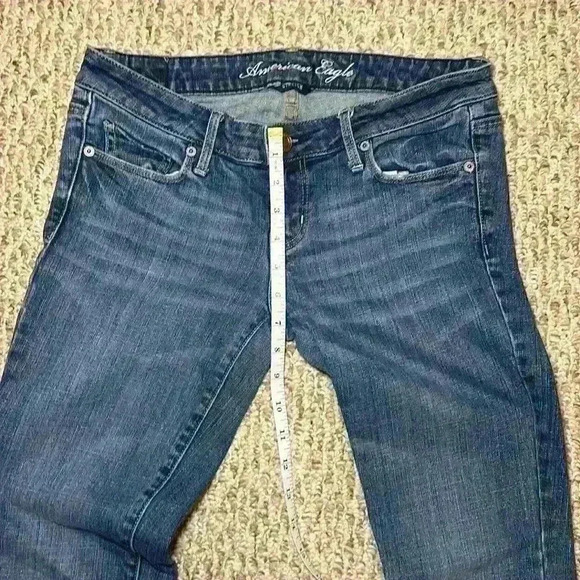 American Eagle Outfitters Stretch Skinny Denim Jeans Women’s Size 4 - Picture 4 of 14